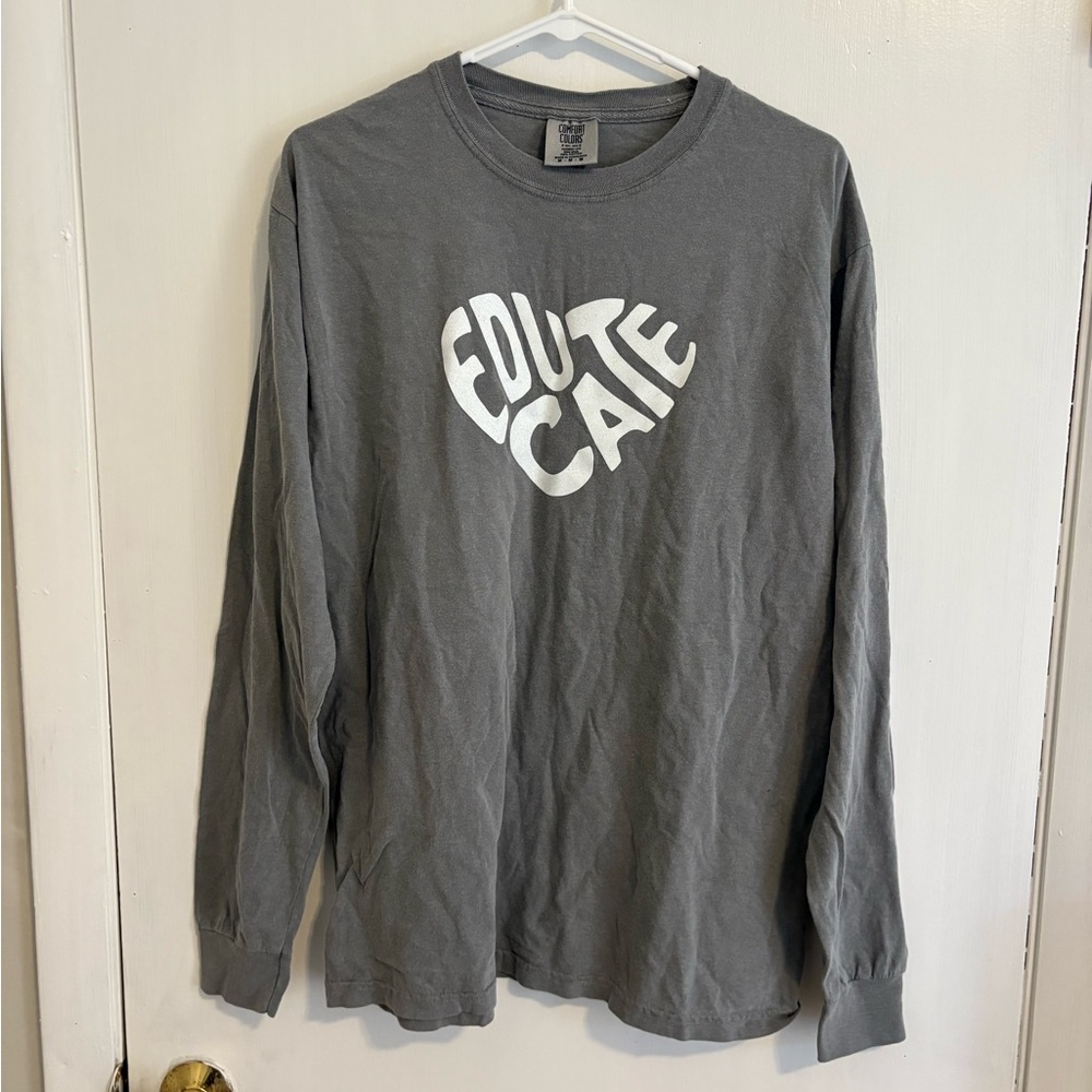 Comfort Colors Long Sleeve Teacher Tee